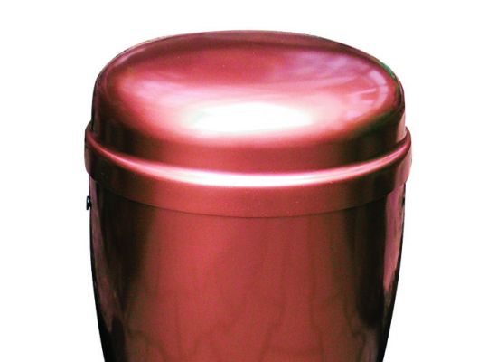 Metallurne, kupferfarben lackiert
