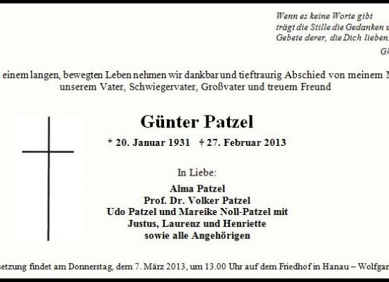 Trauerkarte als Gestaltungsbeispiel, mit schlichtem Kreuz, gestaltet von Schaack Bestattungen Hanau